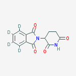 Structure of THALIDOMIDE-D4