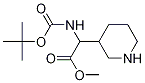 Structure of Methyl 2-(Boc-aMino)-2-(3-piperidyl)acetate