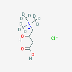 DL-Carnitine-d9 HCl (trimethyl-d9)结构式