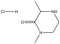 Structure of 1,3-DIMETHYLPIPERAZIN-2-ONE HYDROCHLORIDE