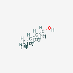 Structure of 1-Butanol-13C4