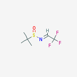 Structure of (R)-2-METHYL-N-(2,2,2-TRIFLUOROETHYLIDENE)PROPANE-2-SULFINAMIDE