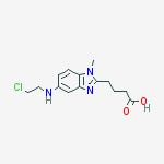 Chemical structure of Bendamustine