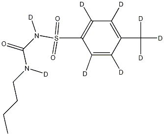 Structure of Tolbutamide-d9