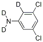 Structure of 3,5-Dichloroaniline-2,4,6-d3