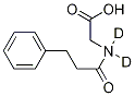 N-(3-Phenylpropionyl)glycine-2,2-d2结构式