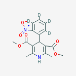 Nifedipine-d4(2-nitrophenyl-d4)结构式