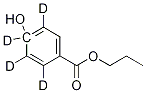 N-PROPYL 4-HYDROXYBENZOATE-2,3,5,6-D4, 98 ATOM % D结构式
