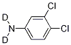 Structure of 3,4-Dichloroaniline-d2