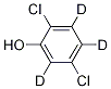 Chemical structure of 2,5-Dichlorophenol--d3
