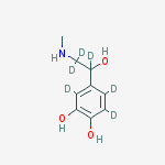 Structure of 3,4,6-trideuterio-5-[1,2,2-trideuterio-1-hydroxy-2-(methylamino)ethyl]benzene-1,2-diol