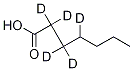 Structure of Heptanoic-6,6,7,7,7-d5Acid
