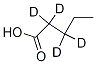 Structure of Pentanoic-2,2,3,3-d4Acid
