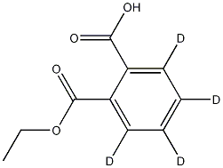Structure of Monoethyl Phthalate-d4