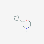 2-cyclobutylmorpholine结构式
