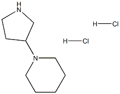 Structure of 1-(3-Pyrrolidinyl)-piperidine 2HCl