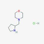Structure of 4-(2-pyrrolidinylmethyl)- Morpholine hydrochloride