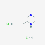 Structure of 1,3-Dimethyl-piperazine dihydrochloride