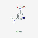 Structure of 5-Nitro-pyridin-3-ylamine hydrochloride