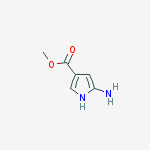 5-amino-1H-Pyrrole-3-carboxylic acid methyl ester结构式