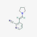 Structure of 3-(2-Pyrrolidin-1-yl-vinyl)-pyridine-2-carbonitrile