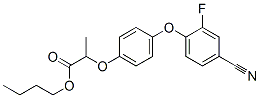 Structure of butyl 2-[4-(4-cyano-2-fluoro-phenoxy)phenoxy]propanoate