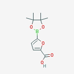 Structure of 5-(4,4,5,5-tetramethyl-1,3,2-dioxaborolan-2-yl)furan-2-carboxylic Acid
