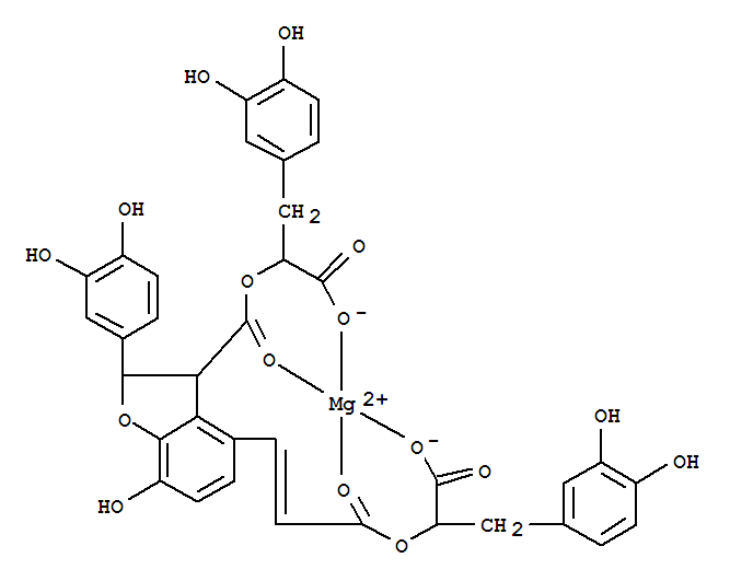 Structure of MAGNESIUM LITHOSPERMATE B 98%