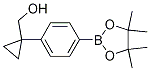 Structure of (1-(4-(4,4,5,5-tetraMethyl-1,3,2-dioxaborolan-2-yl)phenyl)cyclopropyl)Methanol