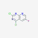 Structure of 2,4-dichloro-6-fluoropyrido[2,3-d]pyrimidine