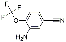 Structure of 3-amino-4-(trifluoromethoxy)benzonitrile