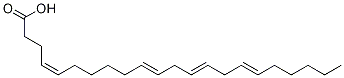 cis-4,10,13,16-Docosatetraenoic Acid结构式