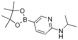 Structure of N-isopropyl-5-(4,4,5,5-tetramethyl-1,3,2-dioxaborolan-2-yl)pyridin-2-amine