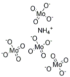 Structure of diammonium tridecaoxotetramolybdate(2-)