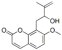Structure of (+)-8-(2-Hydroxy-3-methyl-3-butenyl)-7-methoxy-2H-1-benzopyran-2-one