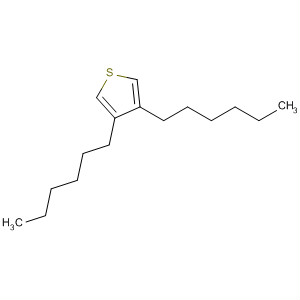 Structure of Thiophene, 3,4-dihexyl-