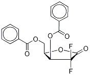 Structure of 1-OXO-2-DEOXY-2,2-DIFLUORO-3,4-DIBENZOYLOXY-RIBOSE
