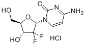 Structure of 4-Amino-1-(2-deoxy-2,2-difluoro-a-D-erythro-pentofuranosyl)-2(1H)-pyrimidinone Hydrochloride