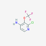 Structure of 2-chloro-3-(trifluoromethoxy)pyridin-4-amine