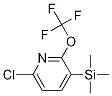 Structure of 6-Chloro-2-(trifluoromethoxy)-3-(trimethylsilyl)pyridine
