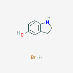 Structure of 2,3-dihydro-1h-indol-5-ol;hydrobromide