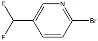 Structure of 2-BroMo-5-(difluoroMethyl)pyridine, 97%