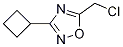 Structure of 5-Chloromethyl-3-cyclobutyl-[1,2,4]oxadiazole