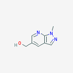 Structure of (1-methylpyrazolo[3,4-b]pyridin-5-yl)methanol
