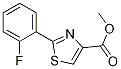 Structure of methyl 2-(2-fluorophenyl)thiazole-4-carboxylate