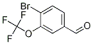 Structure of 4-bromo-3-(trifluoromethoxy)benzaldehyde