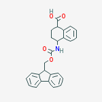 Structure of 4-(9h-fluoren-9-ylmethoxycarbonylamino)tetralin-1-carboxylic Acid