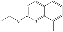 Structure of 2-Ethoxy-8-methylquinoline