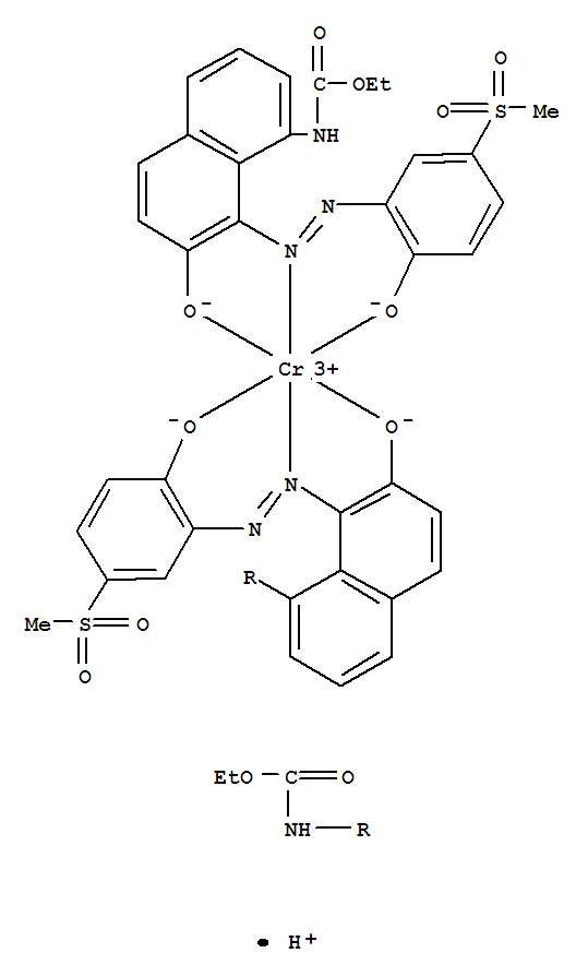 Structure of Acid Black  58