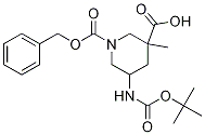 Structure of 1-Benzyl 3-Methyl 5-(N-BOC-aMino)piperidin-1,3-dicarboxylate